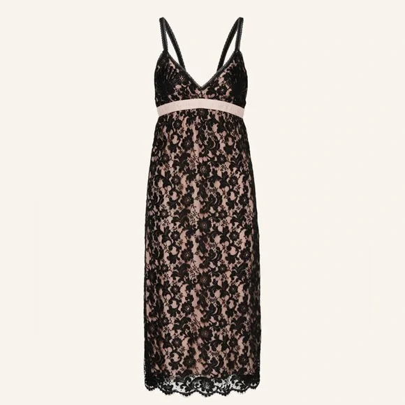 knee length dresses for ladies Gucci Pink Silk Slip Dress main image 0